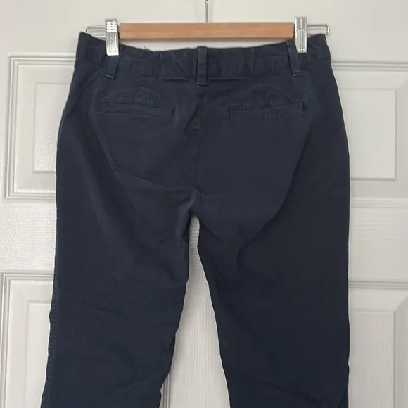 GAP Girlfriend Twill Khaki Chino Pant Navy Size 00 - Picture 8 of 12